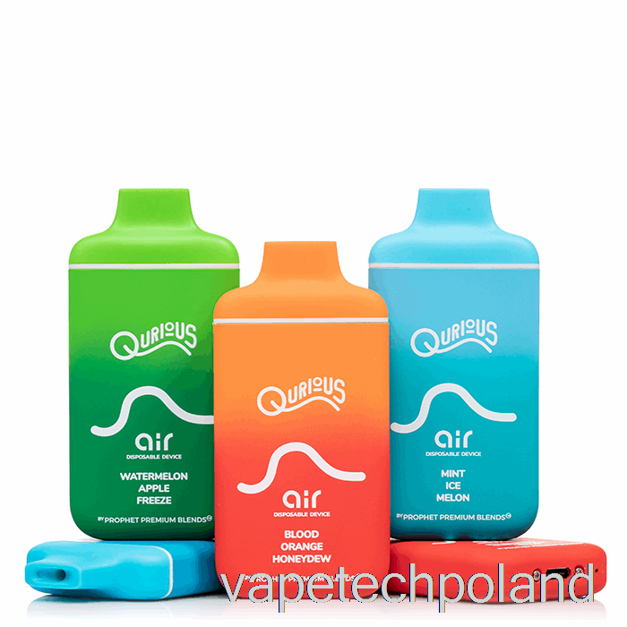 Vape Shop Warszawa Qurious Air 6000 Jednorazowe żelki Fuji Apple Peach
